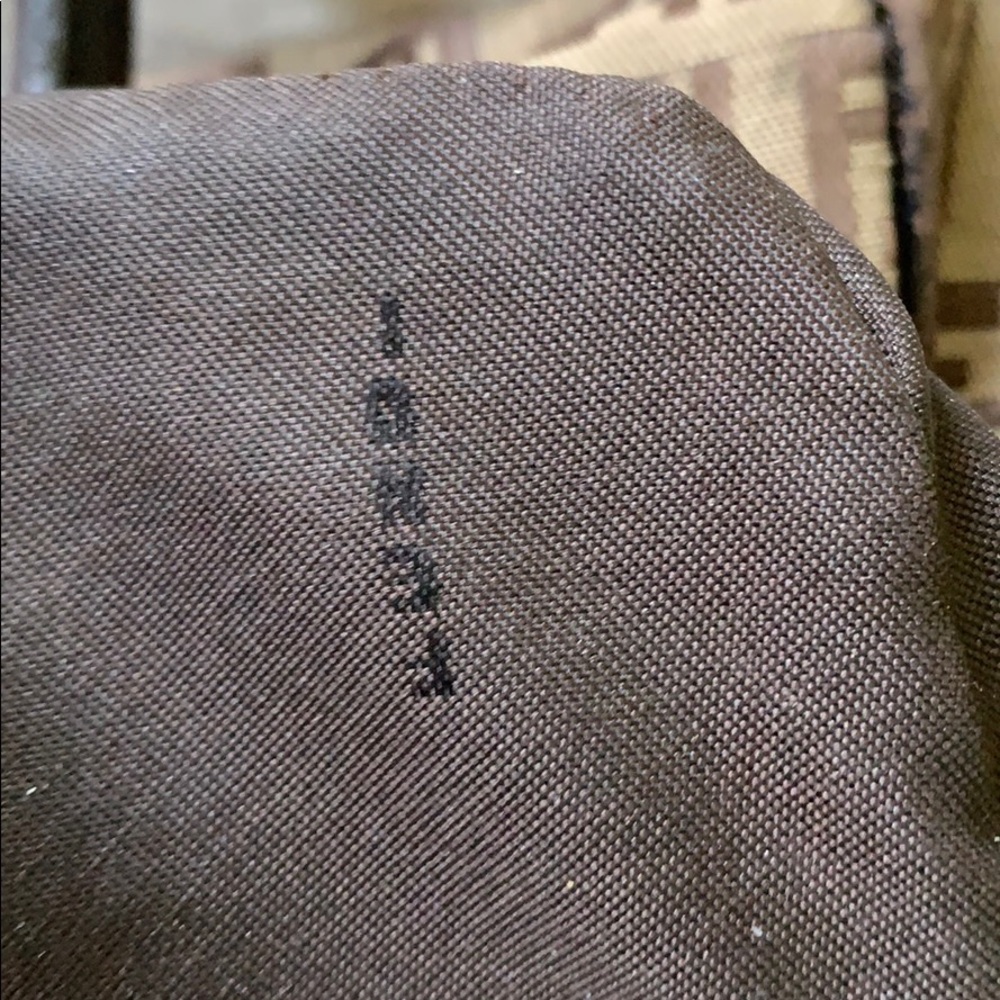 Fendi Brown Monogram Zucchino Bag with Dark Brown Trim - Picture 7 of 9